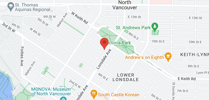 map of 502 567 LONSDALE AVENUE